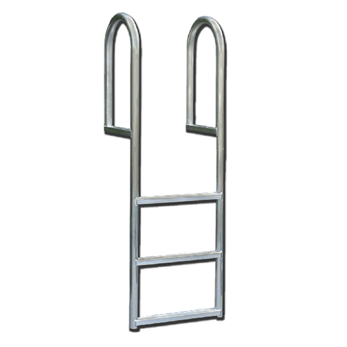 Wide Step Aluminum Dock Ladders – BARR Plastics