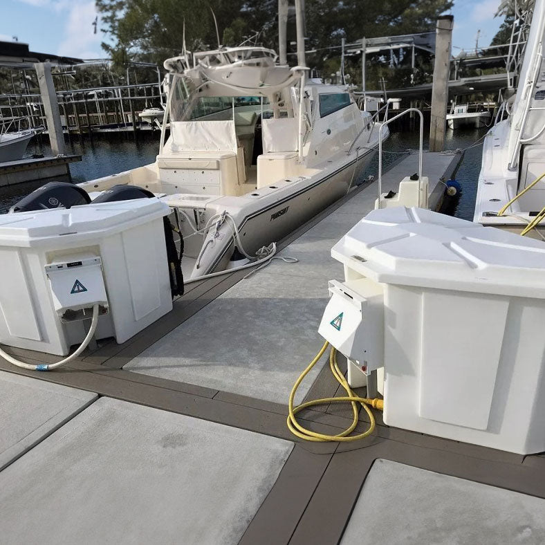 Fibreglass & Polyethylene Dock Boxes