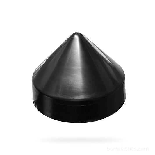 10" Cone Polypropylene Pile Cap (Black) | PILECAP 10.0B