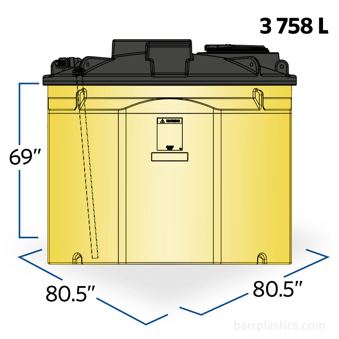 1000 Gallon Used Oil Containment Tank | 5990102N95703