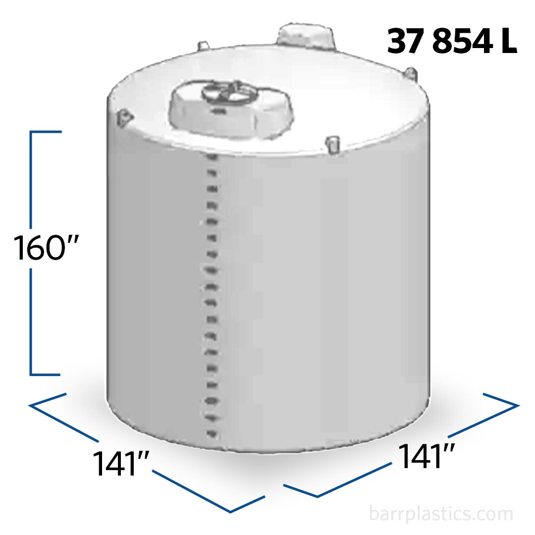 10000 Gallon Plastic Vertical Liquid Storage Tank | 43128