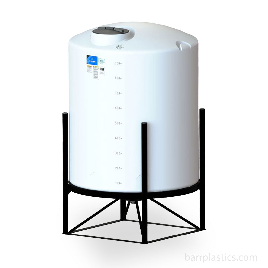 1005 Gallon 15 Degree Plastic Cone Bottom Tank | CB1005-64