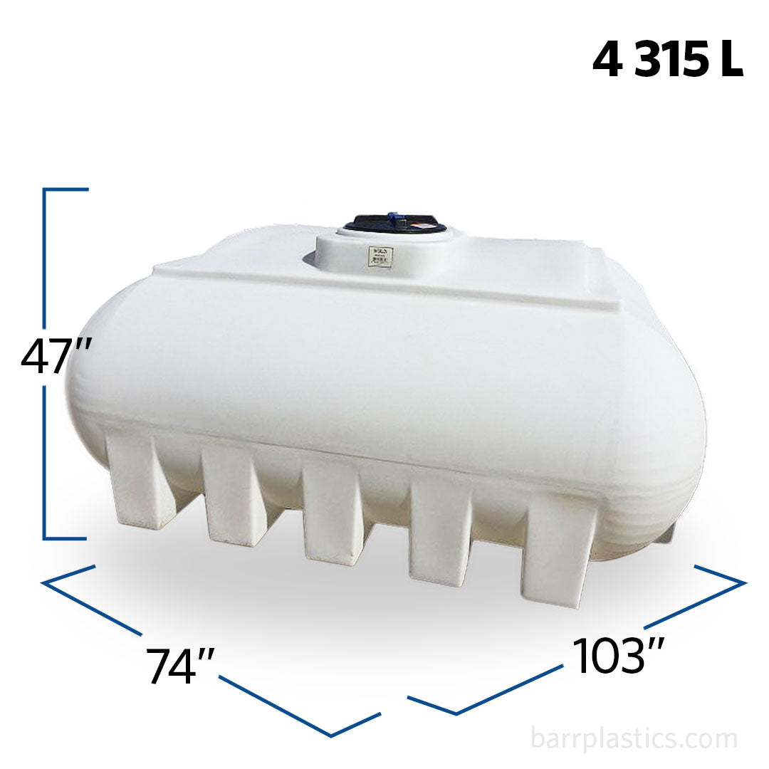 1140 Gallon Horizontal Elliptical Hippo Leg Tank | 42374