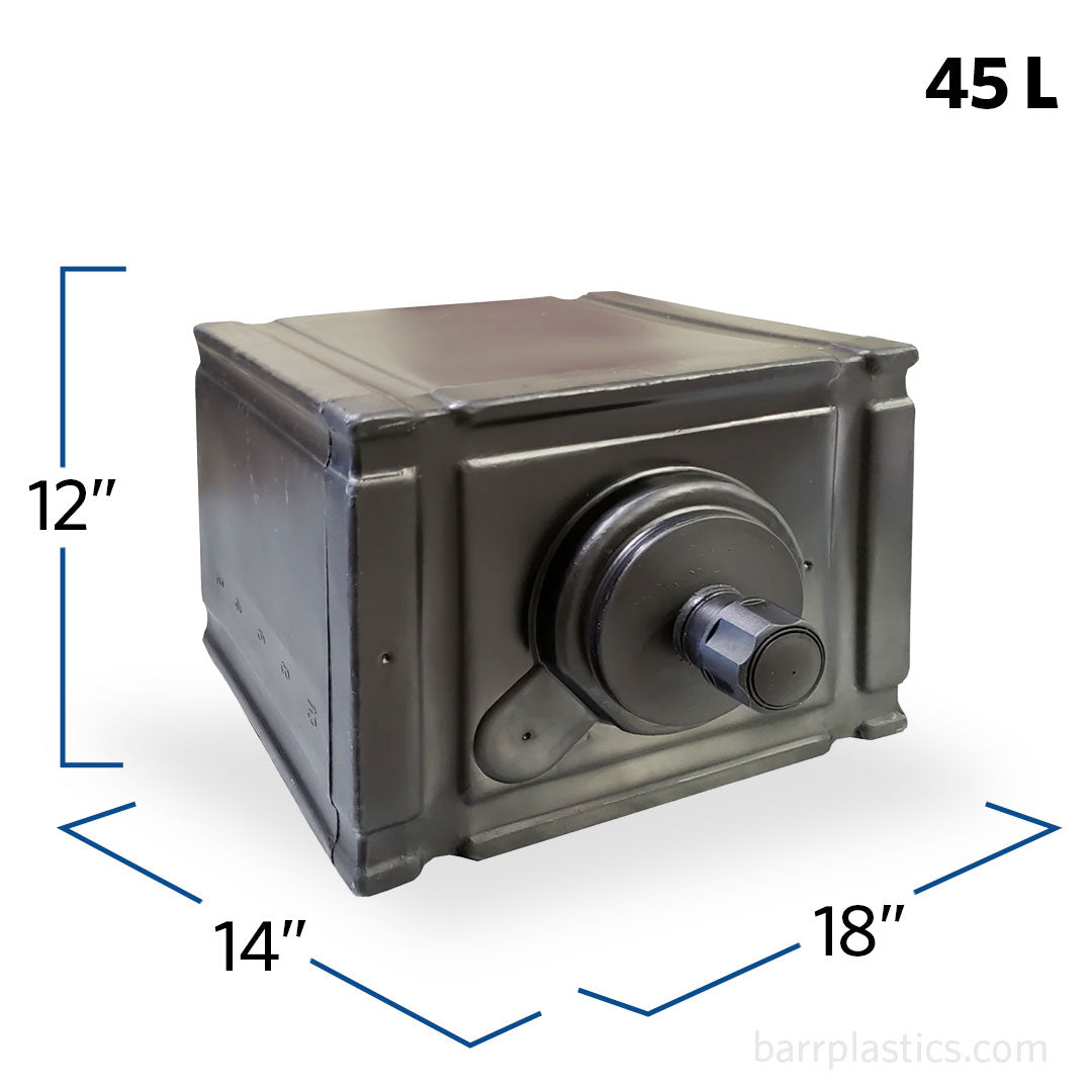 12 Gallon XLPE Fuel Tank with Fittings | SP0012-FUWB