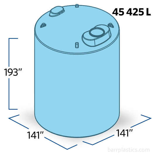 12000 Gallon Plastic Vertical Liquid Storage Tank | 43921