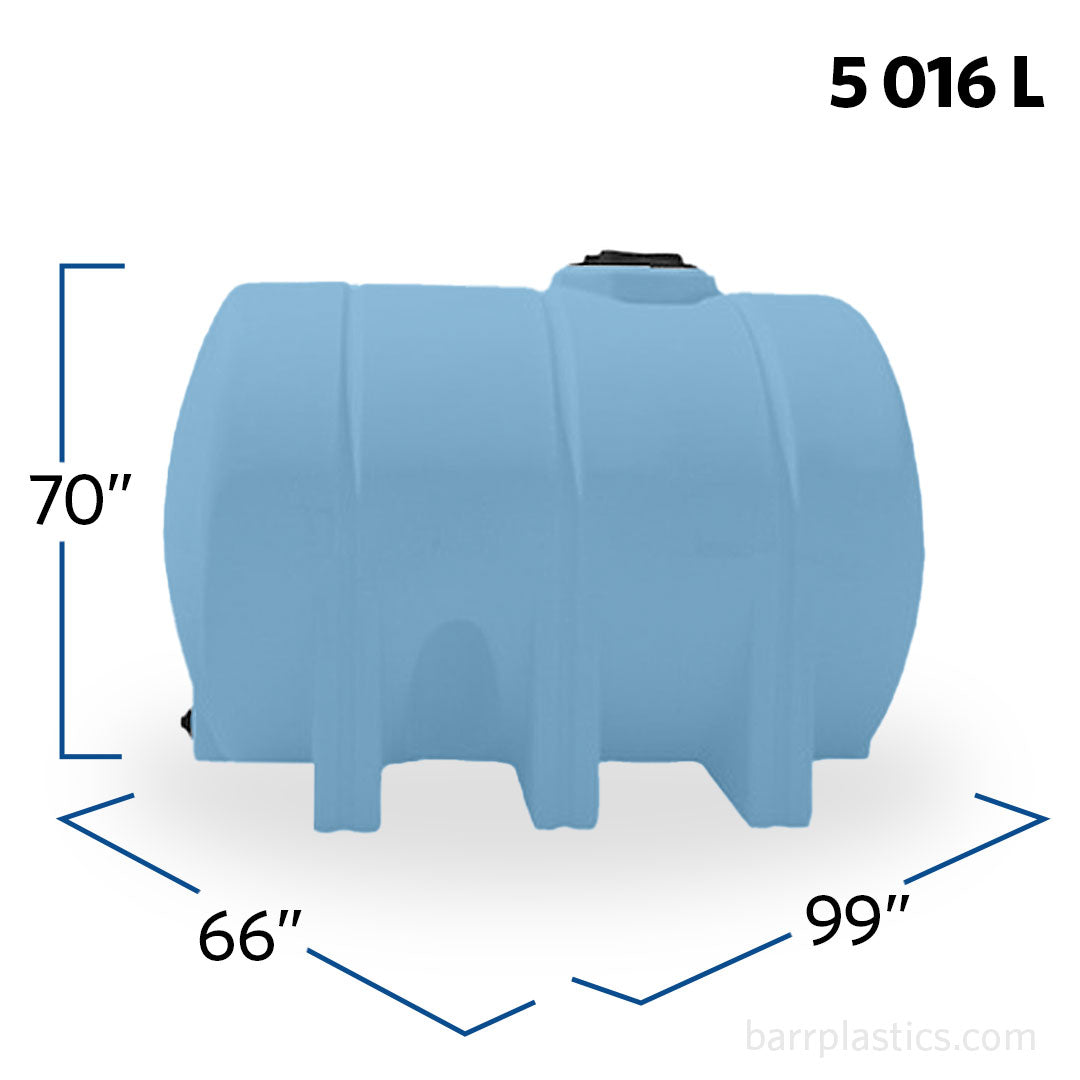 1325 Gallon HDPE Plastic Horizontal Leg Tank | 41877