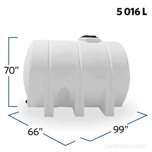 1325 Gallon Plastic Horizontal Leg Tank | 41875