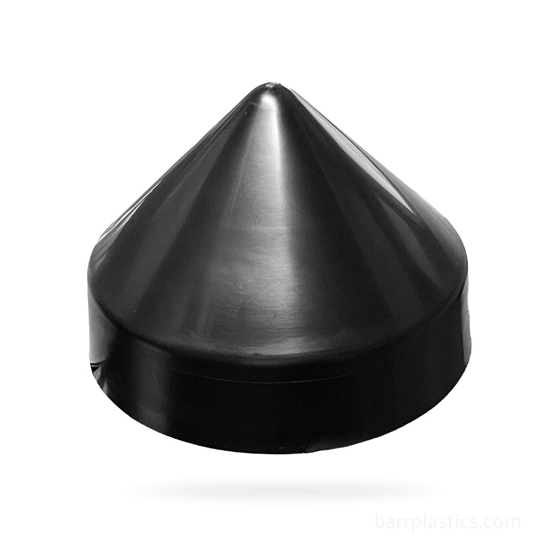 14.5" Cone Polypropylene Pile Cap (Black) | PILECAP 14.5B