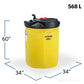 150 Gallon Plastic Vertical Double Wall Waste Oil Tank | 5710102N95703