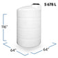 1500 Gallon Plastic Vertical Liquid Storage Tank | 40144