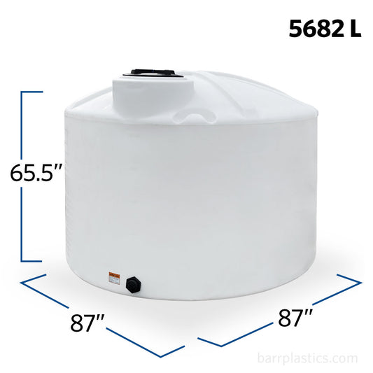 1500 Gallon Plastic Vertical Liquid Storage Tank | 41221