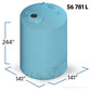 15500 Gallon Plastic Vertical Liquid Storage Tank | 43943