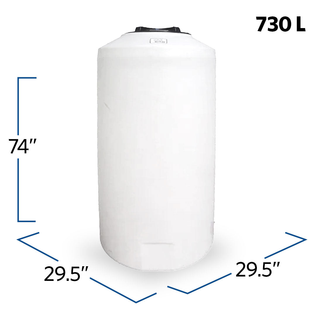 195 Gallon Plastic Vertical Liquid Storage Tank | 41135