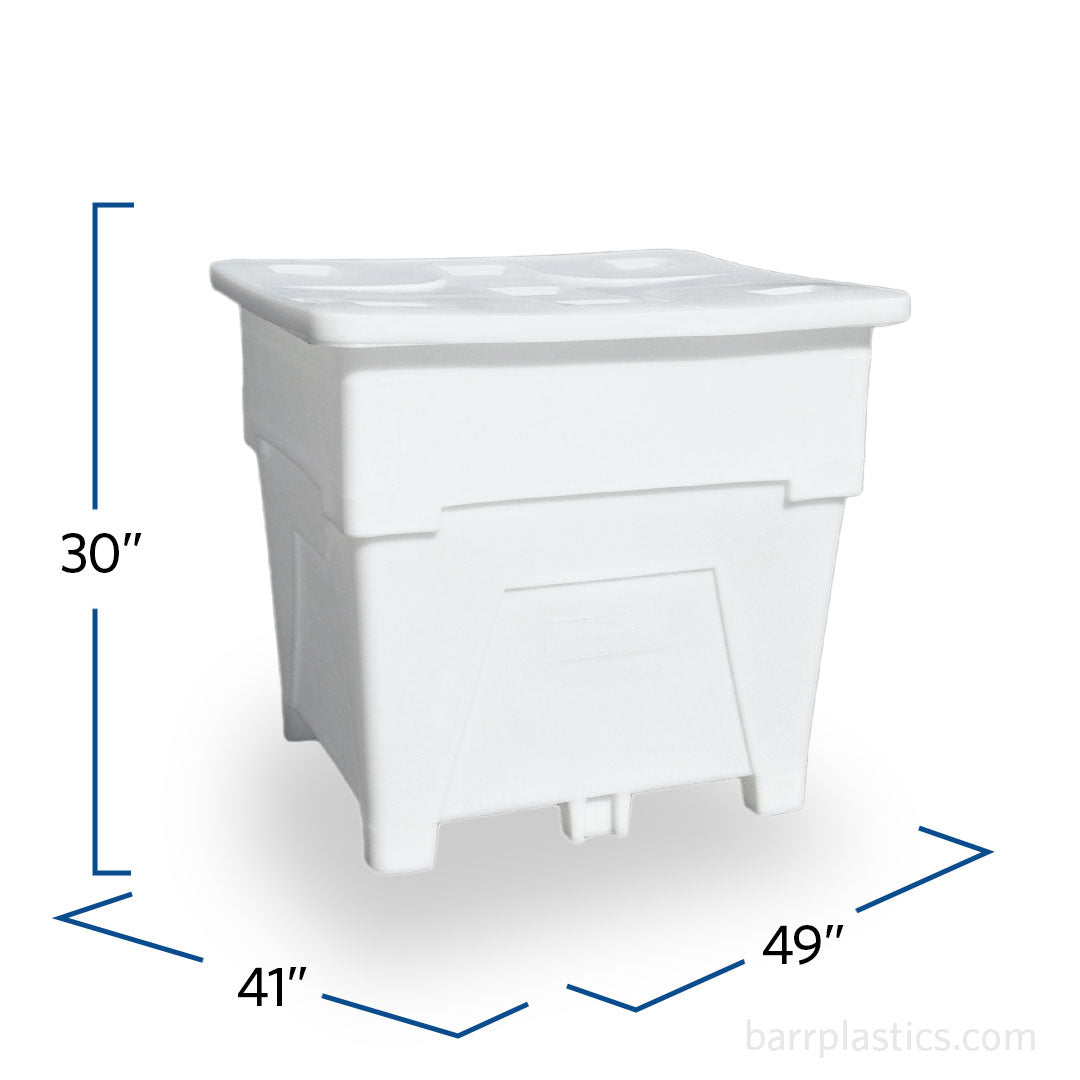 160 Gallons Versa Bin with Molded in Legs & Lid | SP160S