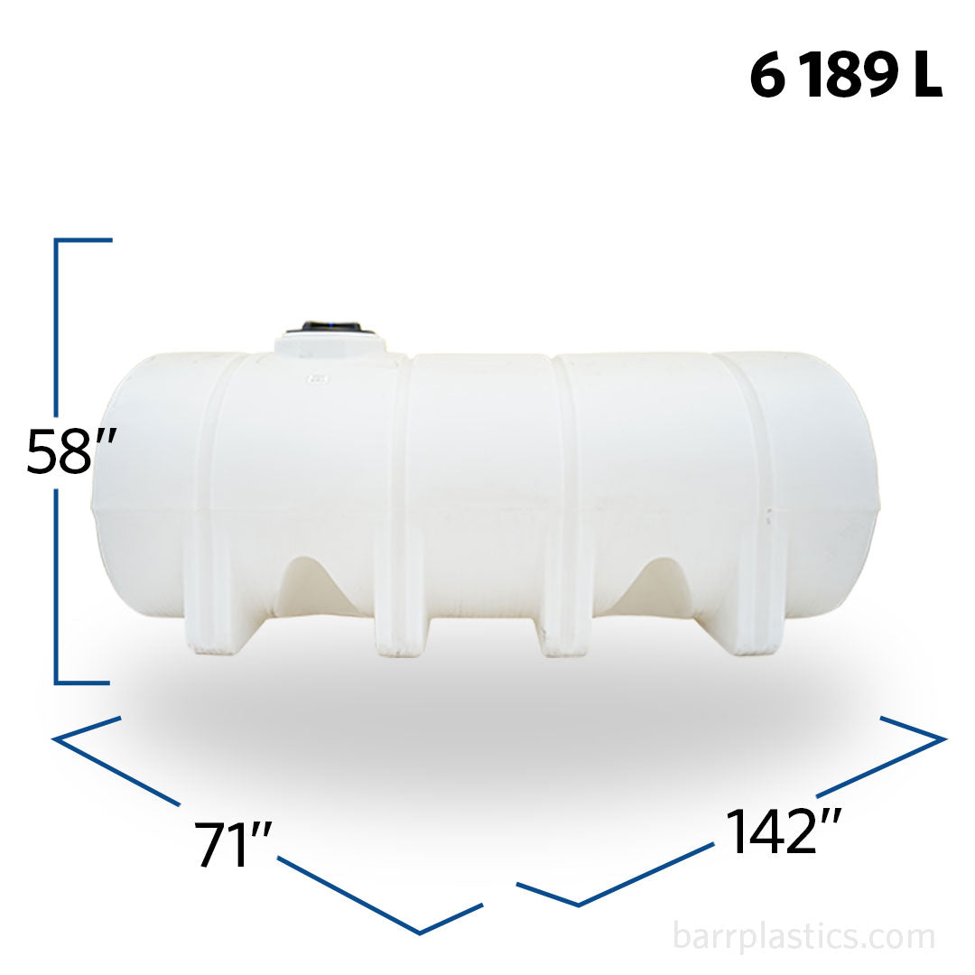 1635 Gallon Horizontal Elliptical Leg Tank | 40387