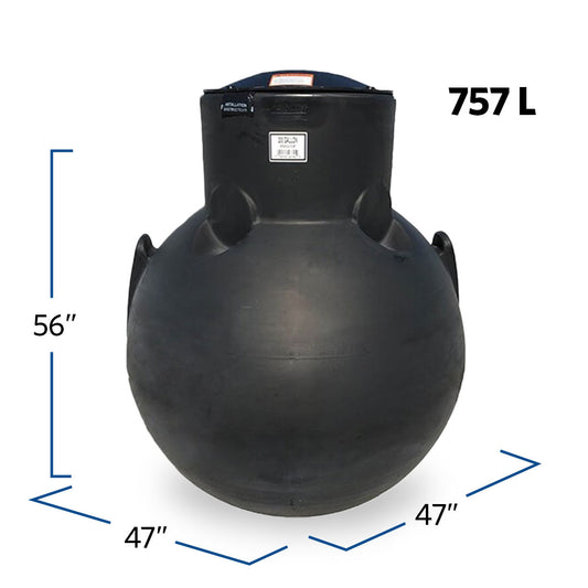 165 Gallon Spherical Pump Tank | 44950