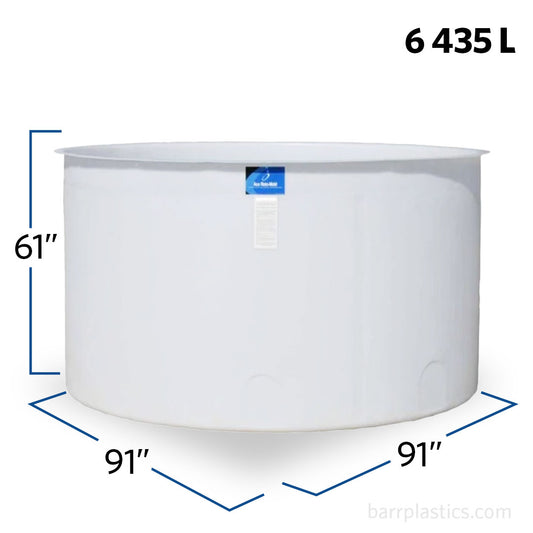 1700 Gallon Open Top Vertical Tank | OP1700-90