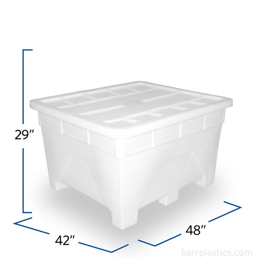 180 Gallons Heavy Duty TRA-Tote with Lid Pacific Model | TT851HD