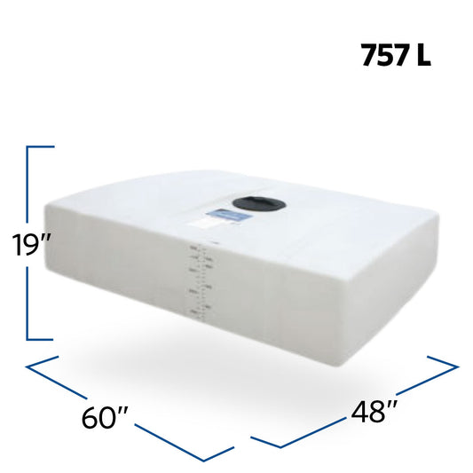 200 Gallon Low Profile Rectangular Tank | LP0200-RT