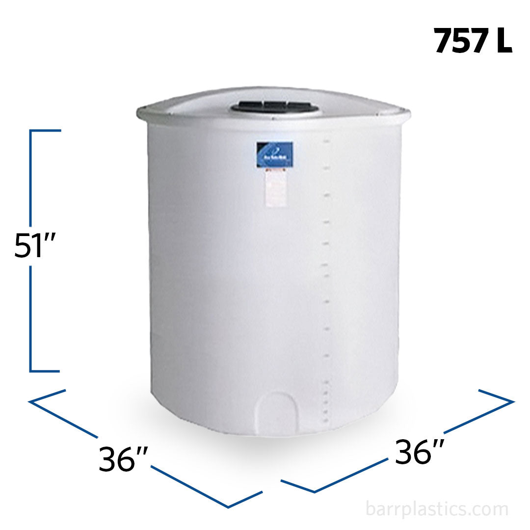 200 Gallon Open Top Vertical Tank | OP0200-36