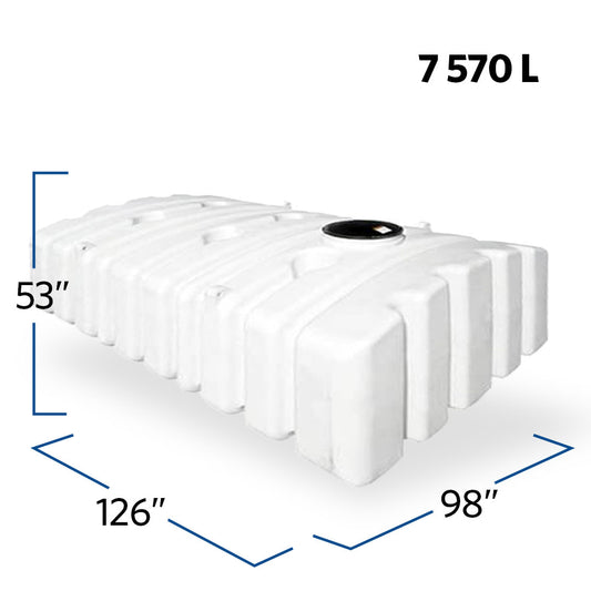 2000 Gallon Belowground Low Profile Cistern Holding Tank | 42559