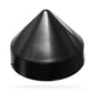 22.0" Cone Polypropylene Pile Cap (Black) | PILECAP 22.0B