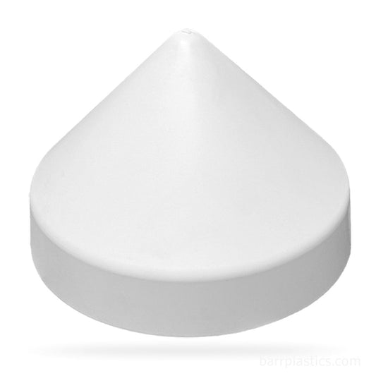 22.0" Cone Polypropylene Pile Cap (White) | PILECAP 22.0W