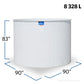 2200 Gallon Plastic Open Top Batch Storage Tank | OP2200-90