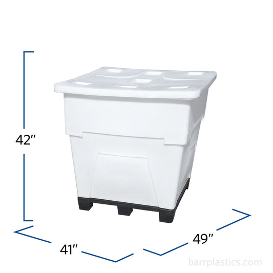 227 Gallons Versa Bin with 7 Leg Pallet Base & Lid | SP230F