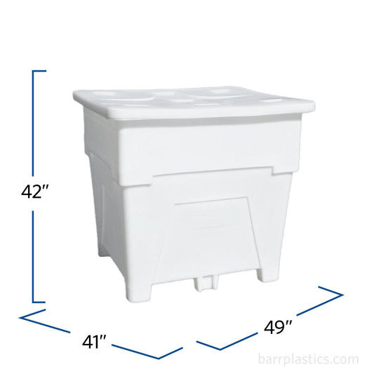 227 Gallons Versa Bin with Molded in Legs & Lid | SP230S