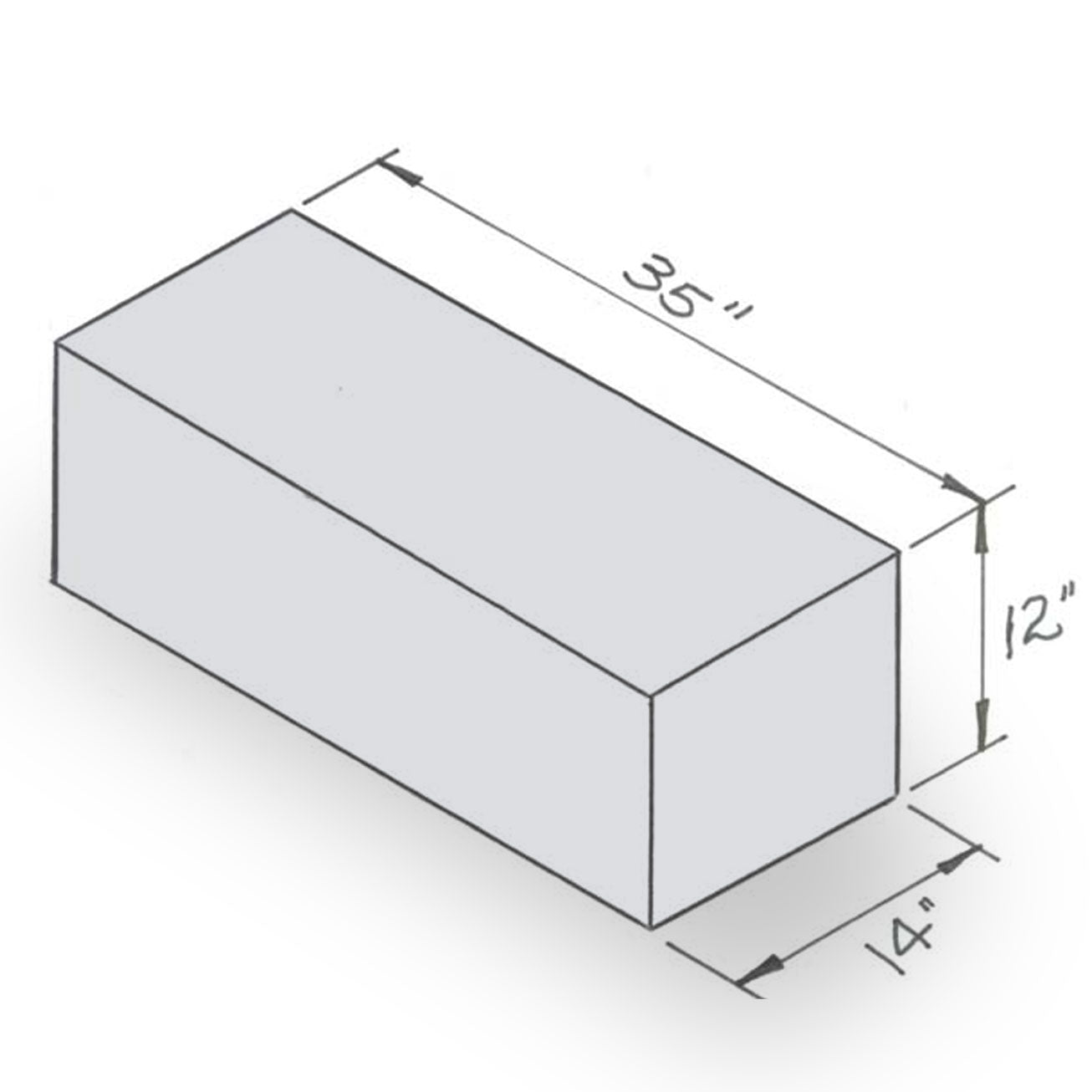 25 Gallon Box Shaped Tank | T21HW