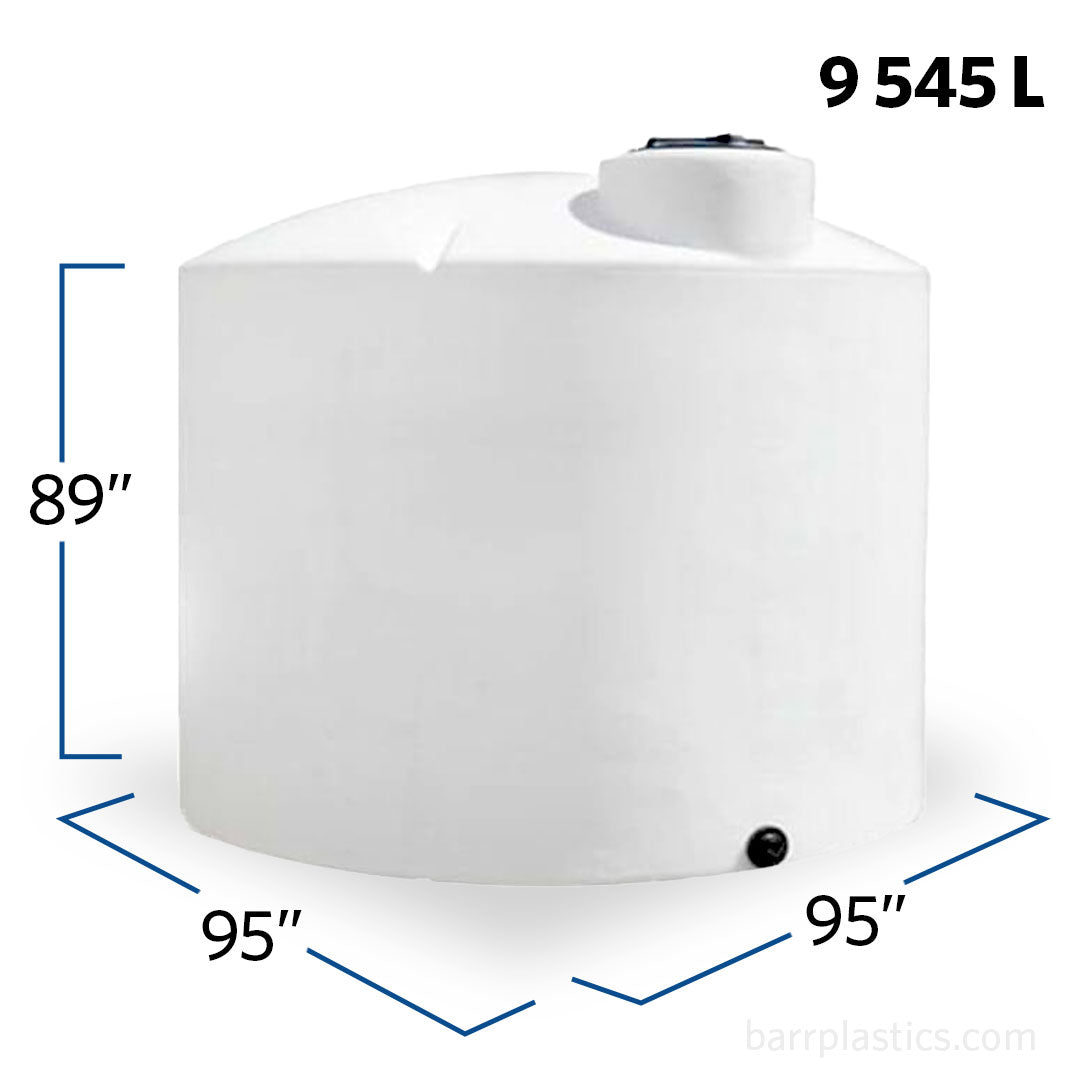 2500 Gallon Plastic Vertical Liquid Storage Tank | 41258