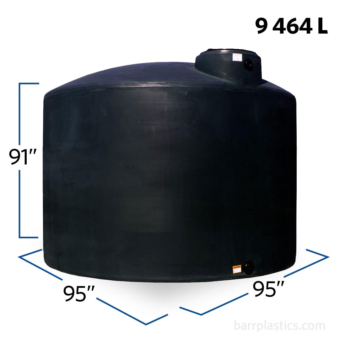 2500 Gallon Vertical Water Storage Tank | 40631