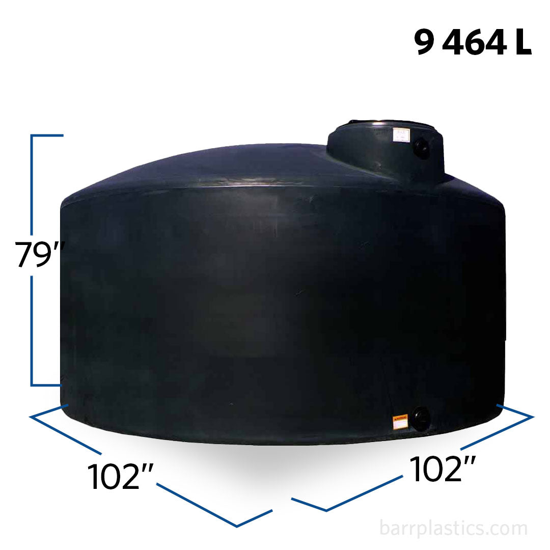 2500 Gallon Vertical Water Storage Tank | 42040