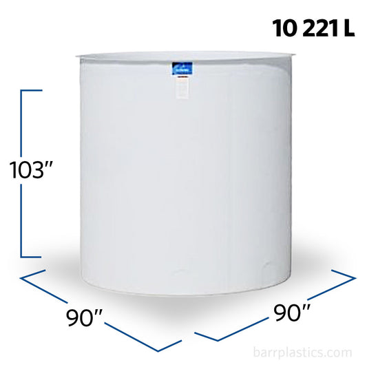 2700 Gallon Plastic Open Top Batch Storage Tank | OP2700-90