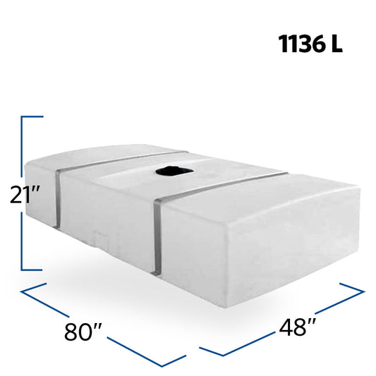 300 Gallon Low Profile Rectangular Tank | LP0300-RT