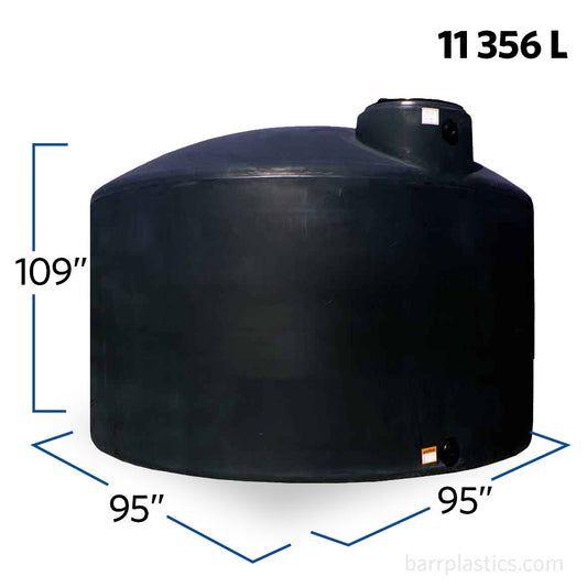 3000 Gallon Vertical Water Storage Tank | 43140