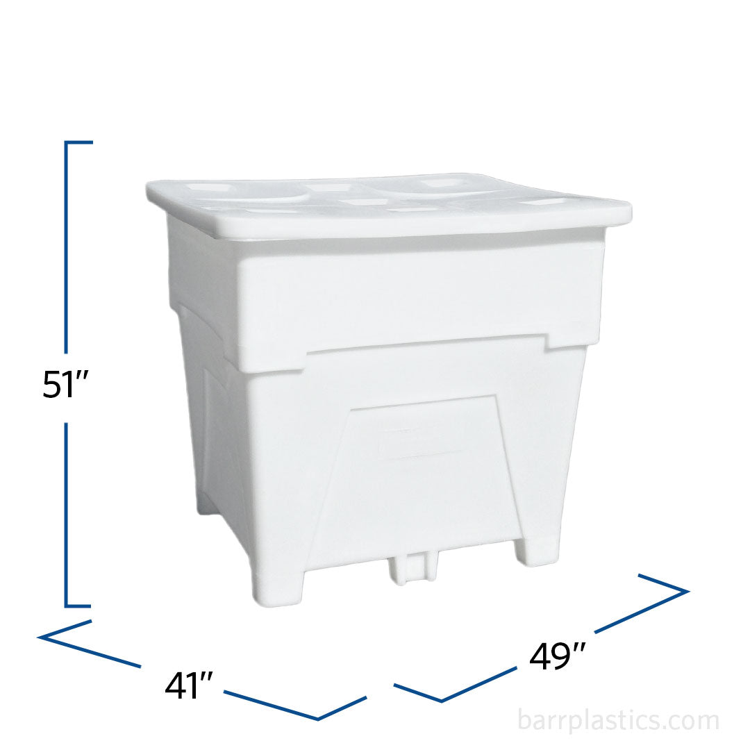 303 Gallons Versa Bin with Molded in Legs & Lid | SP300S