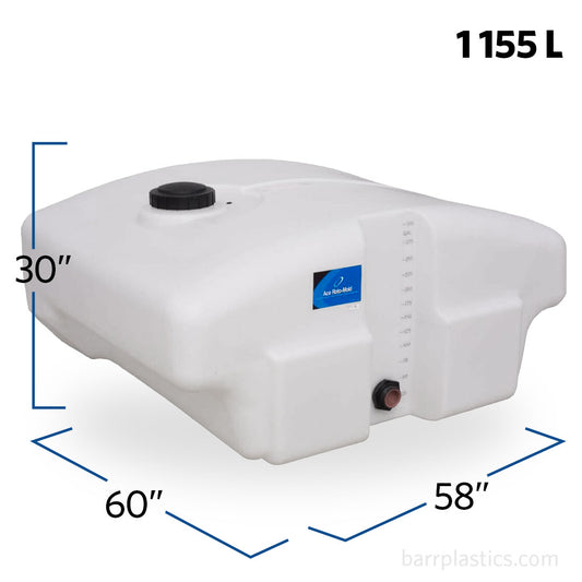 305 Gallon Plastic Pick Up Truck Water Storage Tank | PU0305-60