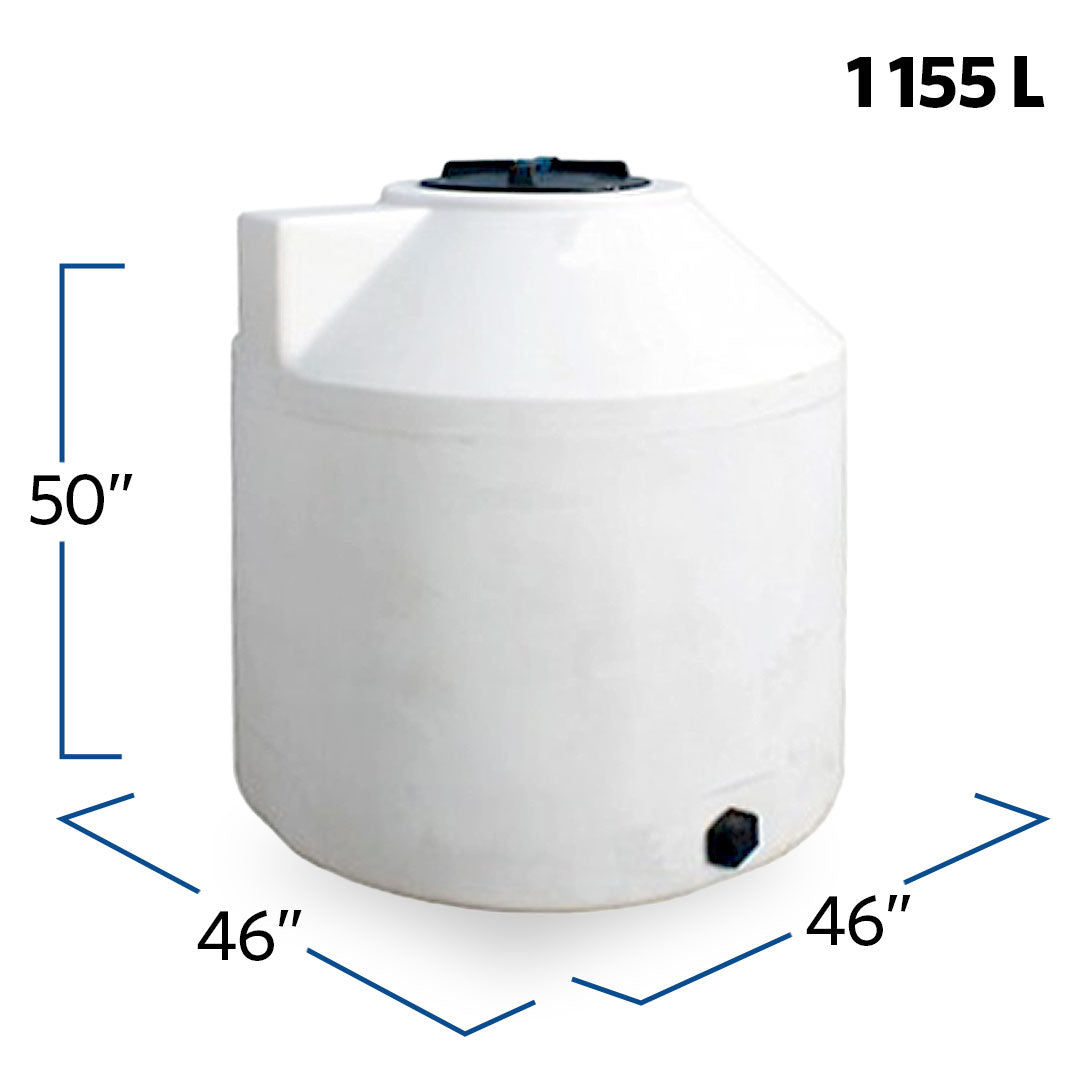 305 Gallon Plastic Vertical Liquid Storage Tank | 40302