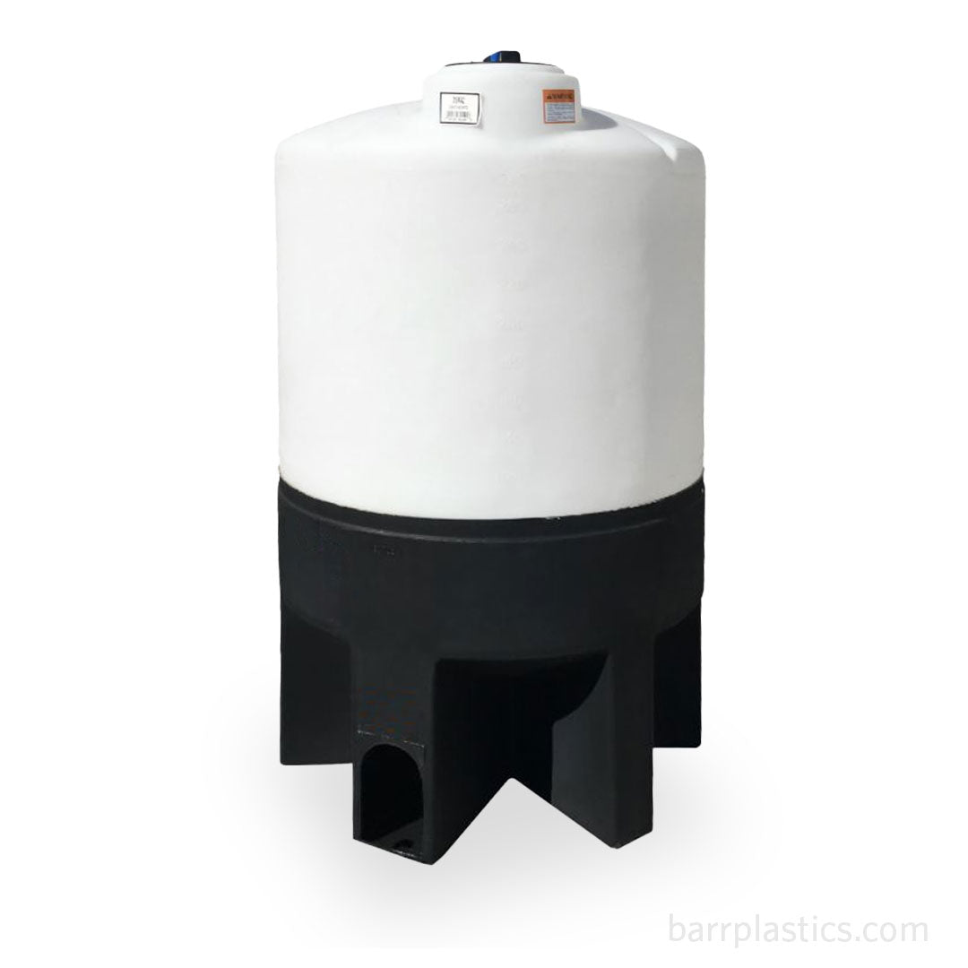 310 Gallon 30 Degree Plastic Vertical Cone Bottom Tank | 62441