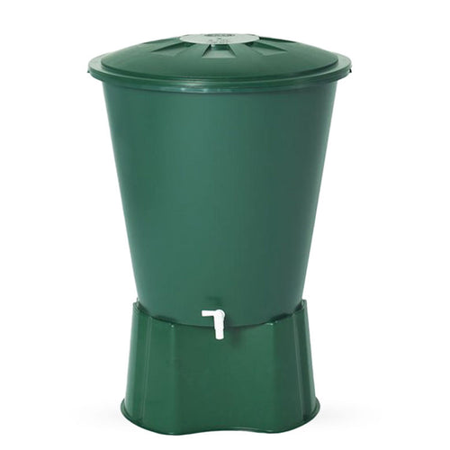 310L GRAF Classic Round Rain Barrel with Lid & Tap | 500213