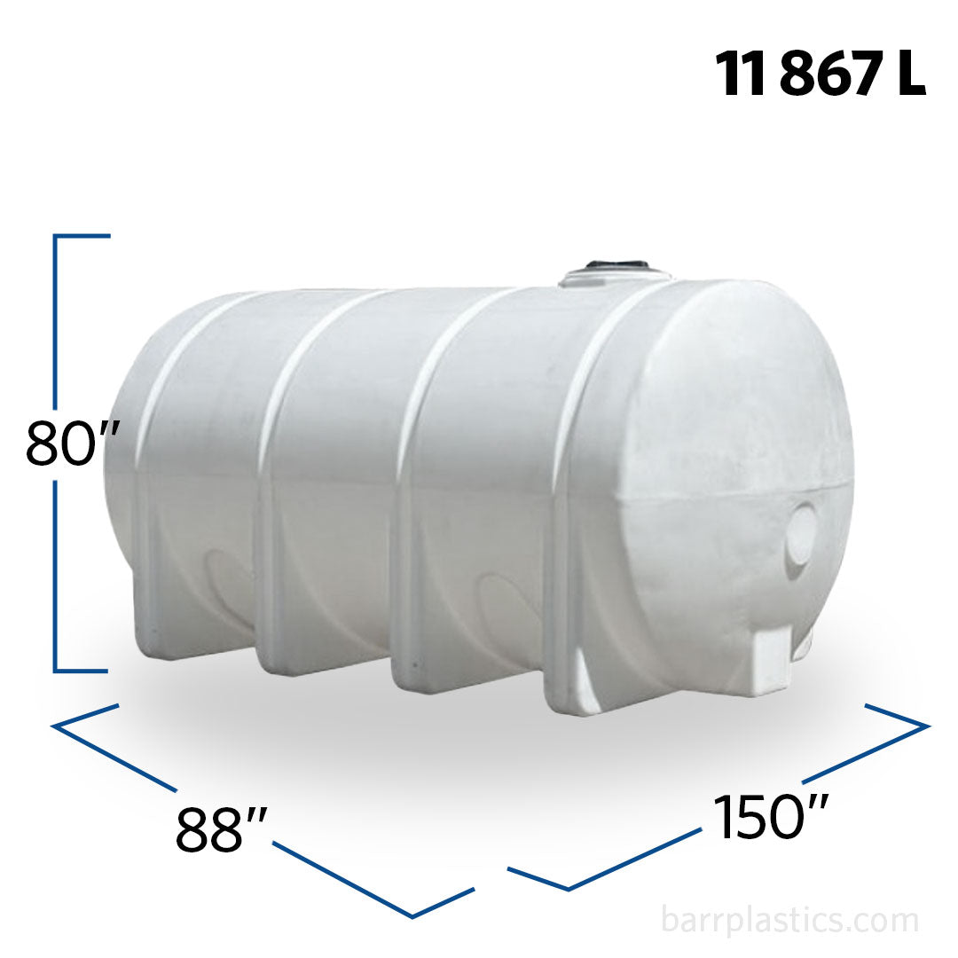 3135 Gallon Horizontal Elliptical Leg Tank | 40686