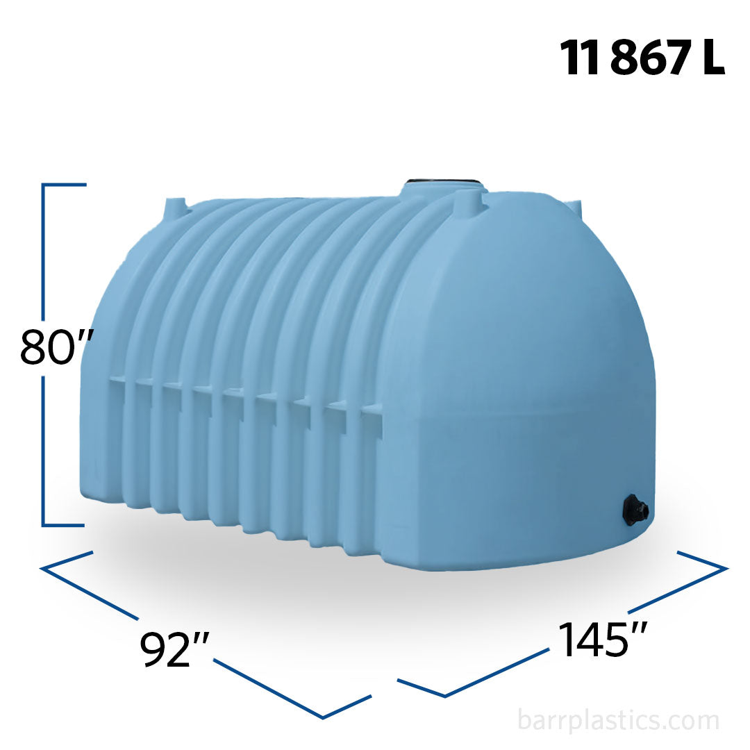 3182 Gallon HDPE Specialty Elliptical Tank | 44430