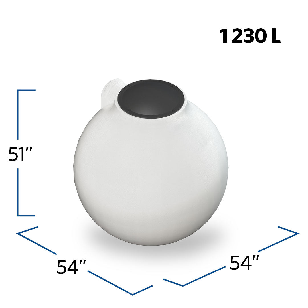 325 Gallon Plastic Underground Water Storage Cistern Tank | 41321