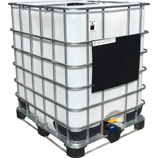 330 Gallon Rebottled Tote with Metal Cage (USED) | 1250L-UT