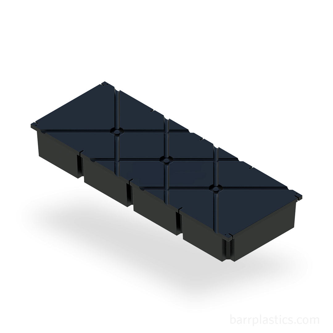 36" X 96" X 12" Dock Float | BD3696-12