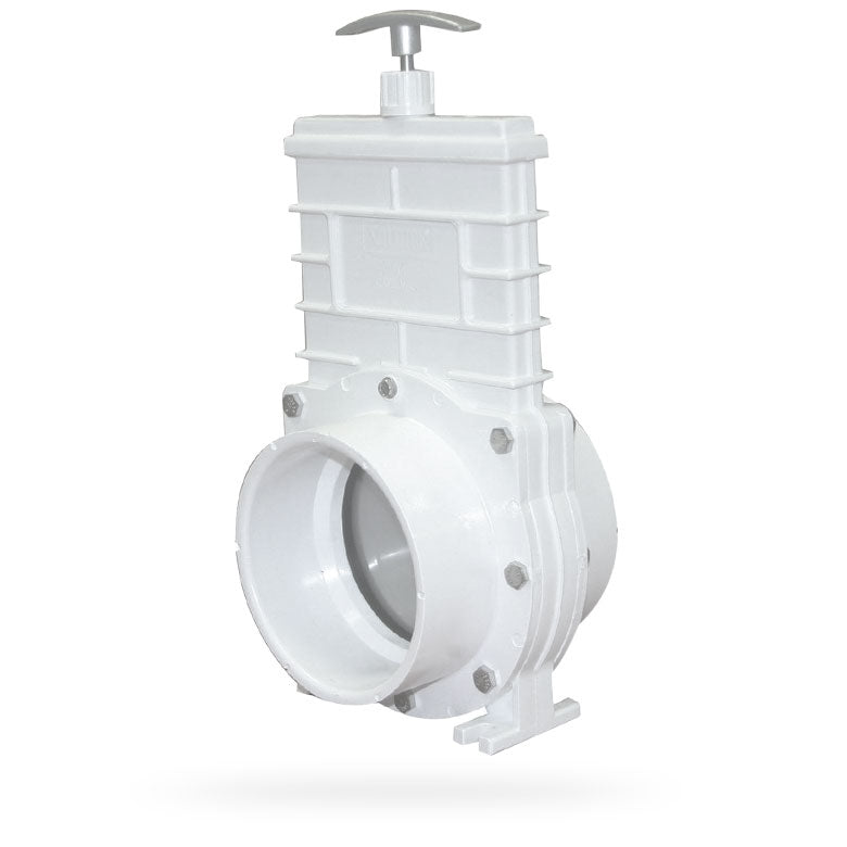 4" PVC Slide Gate Valve Slip x Slip | SLV040