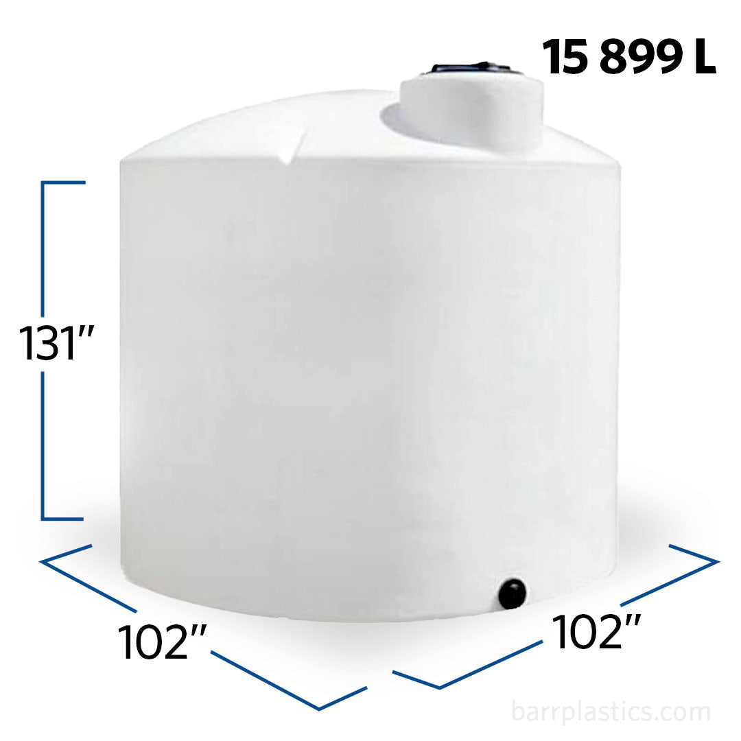 4200 Gallon Plastic Vertical Liquid Storage Tank | 41403