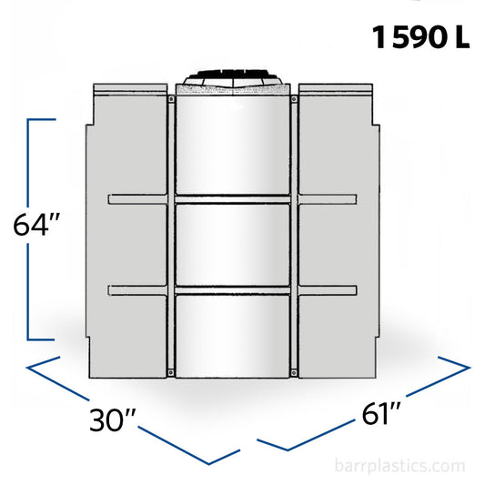 425 Gallon Specialty Doorway Water Storage Tank | 41015